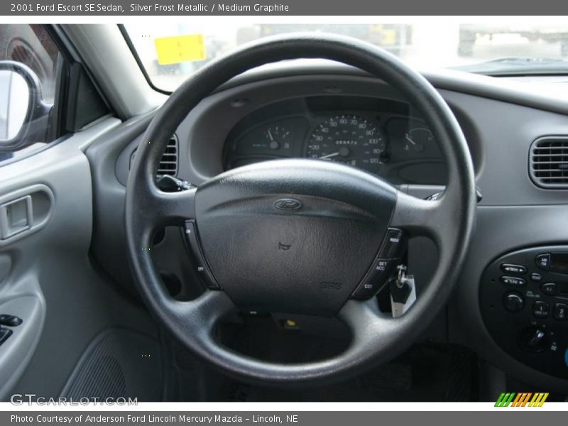 Silver Frost Metallic / Medium Graphite 2001 Ford Escort SE Sedan