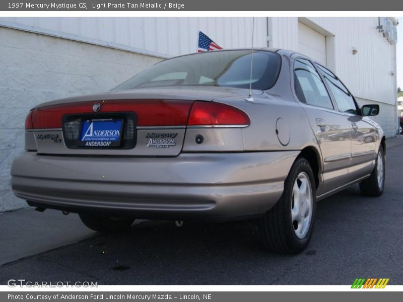 Light Prarie Tan Metallic / Beige 1997 Mercury Mystique GS