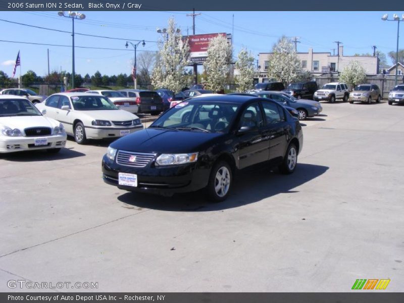 Black Onyx / Gray 2006 Saturn ION 2 Sedan