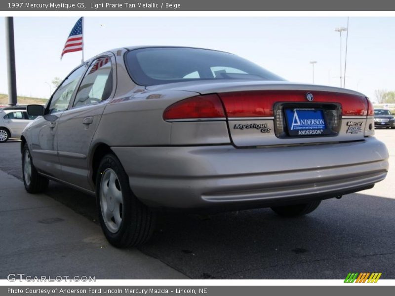 Light Prarie Tan Metallic / Beige 1997 Mercury Mystique GS