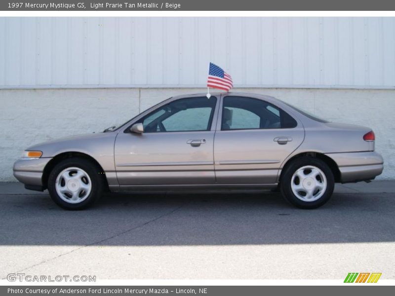 Light Prarie Tan Metallic / Beige 1997 Mercury Mystique GS