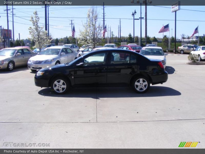 Black Onyx / Gray 2006 Saturn ION 2 Sedan