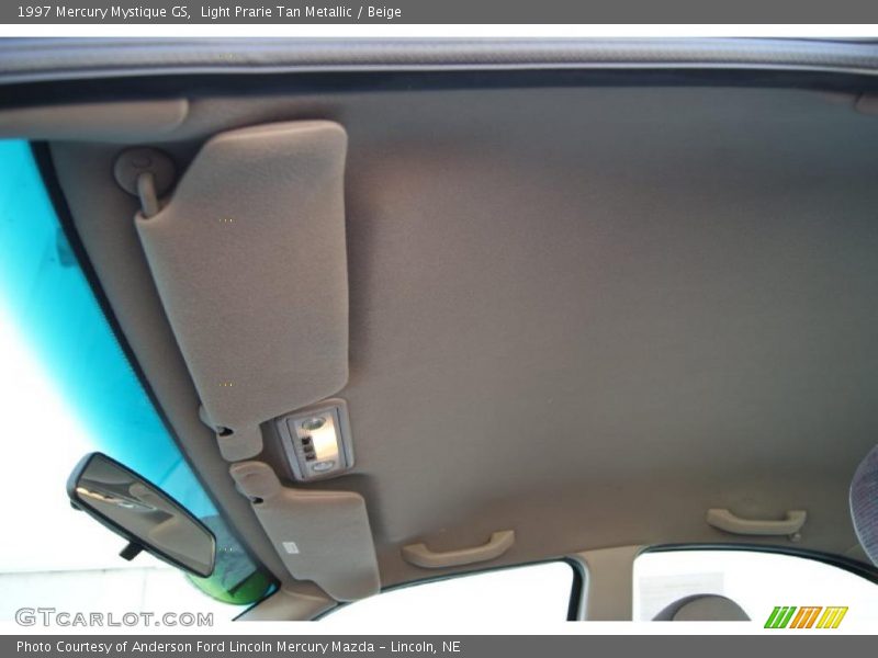 Light Prarie Tan Metallic / Beige 1997 Mercury Mystique GS