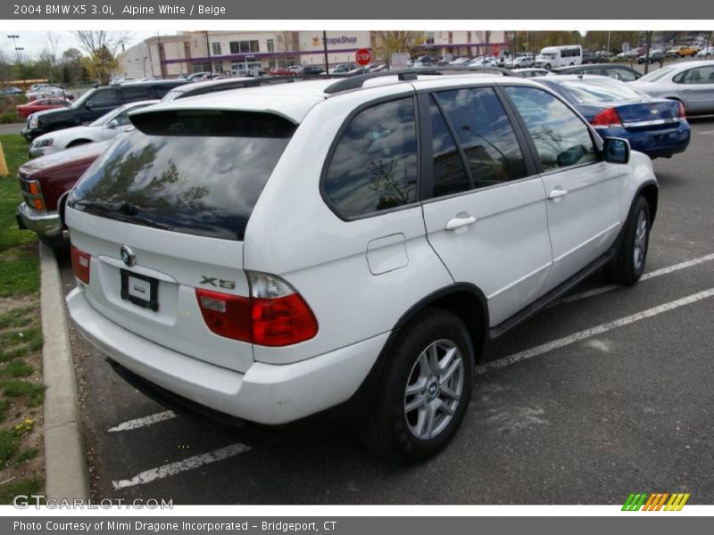 Alpine White / Beige 2004 BMW X5 3.0i