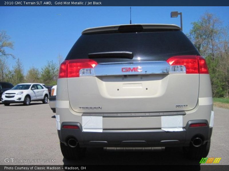 Gold Mist Metallic / Jet Black 2010 GMC Terrain SLT AWD