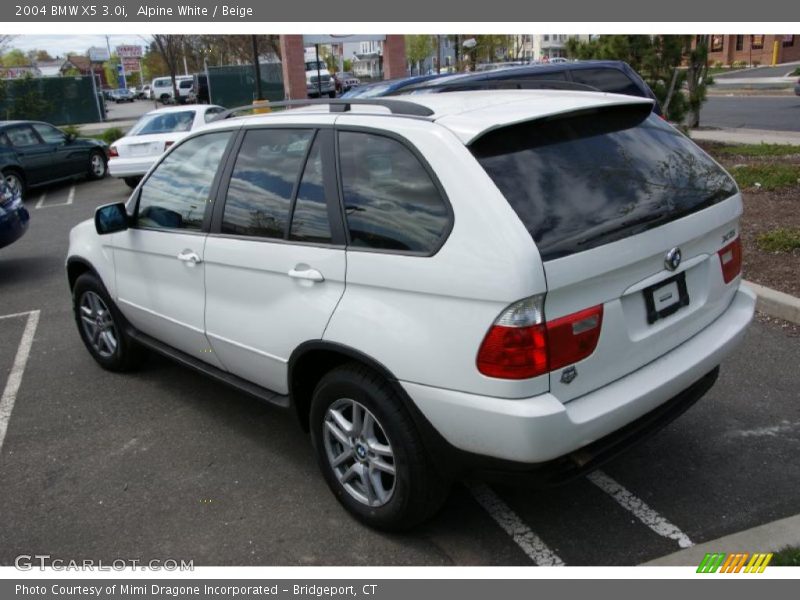 Alpine White / Beige 2004 BMW X5 3.0i