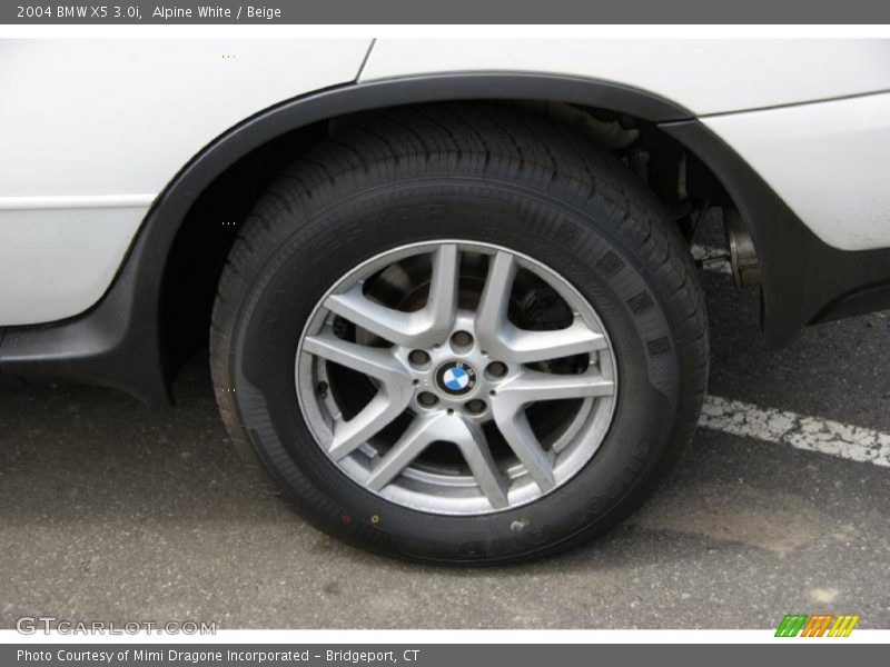 Alpine White / Beige 2004 BMW X5 3.0i