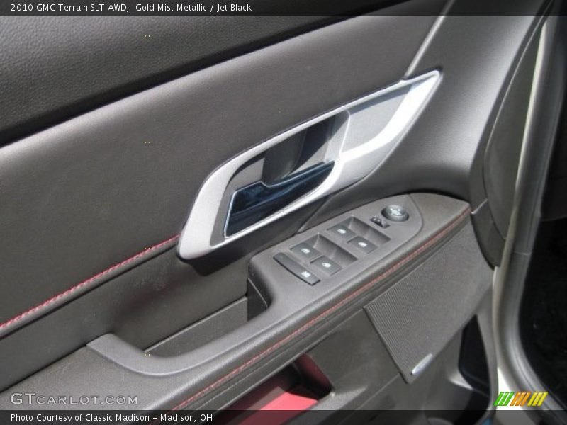 Gold Mist Metallic / Jet Black 2010 GMC Terrain SLT AWD