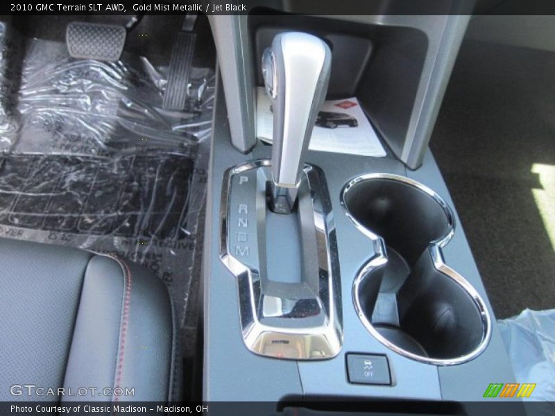 Gold Mist Metallic / Jet Black 2010 GMC Terrain SLT AWD