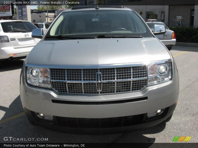 Pewter Metallic / Greystone 2007 Lincoln MKX AWD