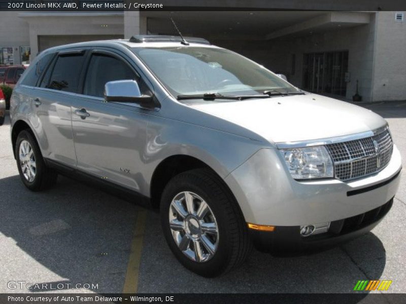 Pewter Metallic / Greystone 2007 Lincoln MKX AWD