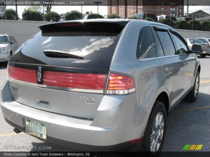 Pewter Metallic / Greystone 2007 Lincoln MKX AWD