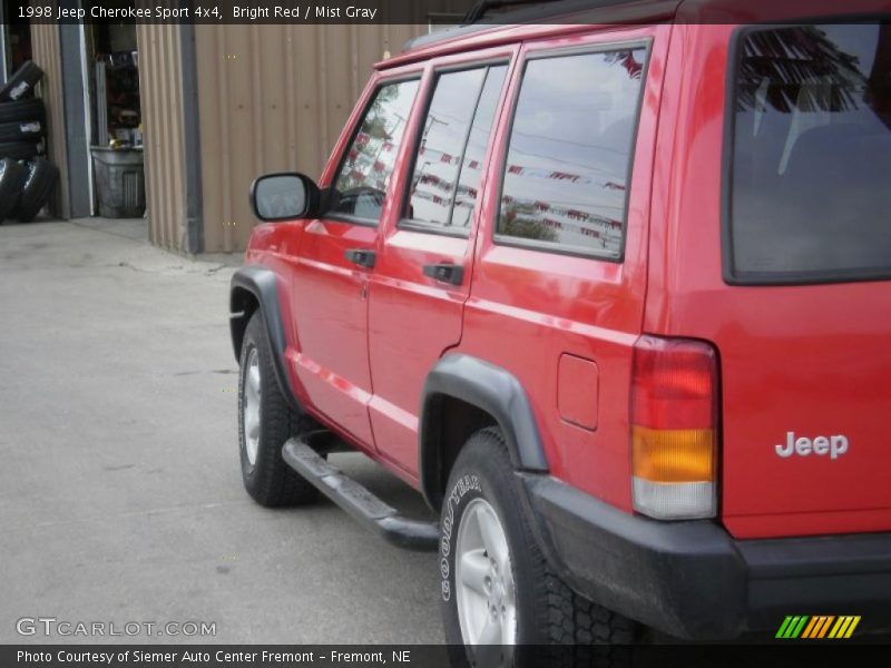 Bright Red / Mist Gray 1998 Jeep Cherokee Sport 4x4