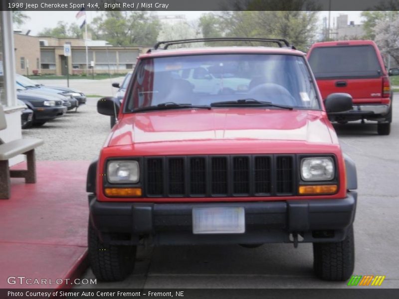 Bright Red / Mist Gray 1998 Jeep Cherokee Sport 4x4