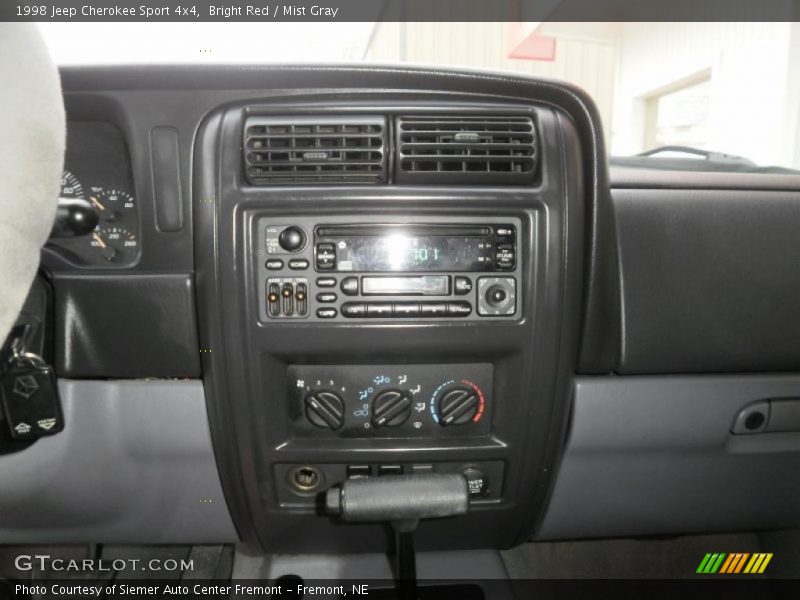 Bright Red / Mist Gray 1998 Jeep Cherokee Sport 4x4