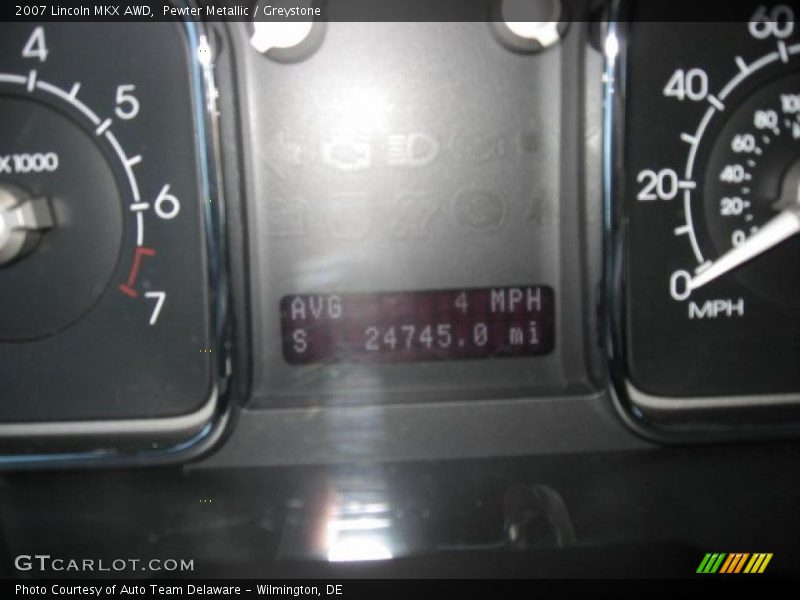 Pewter Metallic / Greystone 2007 Lincoln MKX AWD