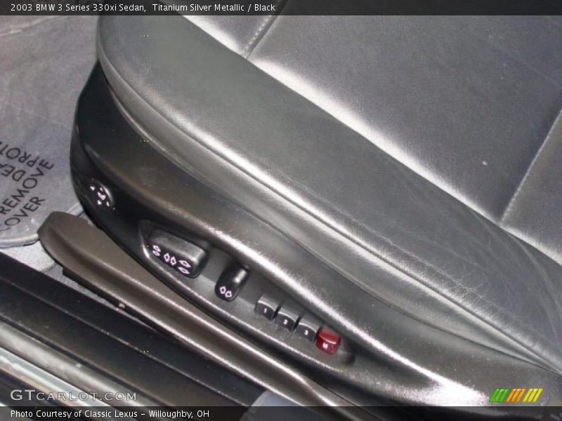 Titanium Silver Metallic / Black 2003 BMW 3 Series 330xi Sedan