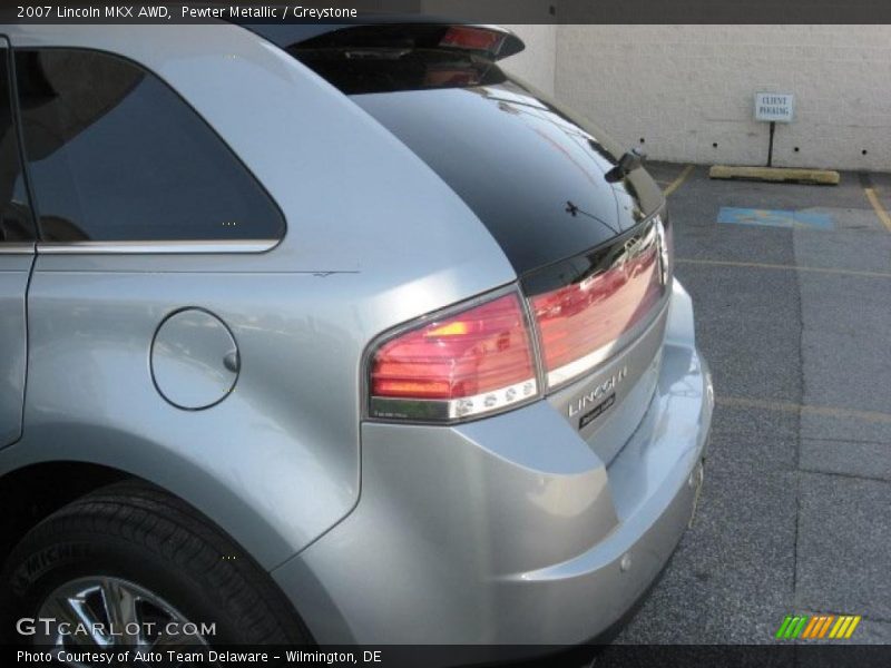 Pewter Metallic / Greystone 2007 Lincoln MKX AWD