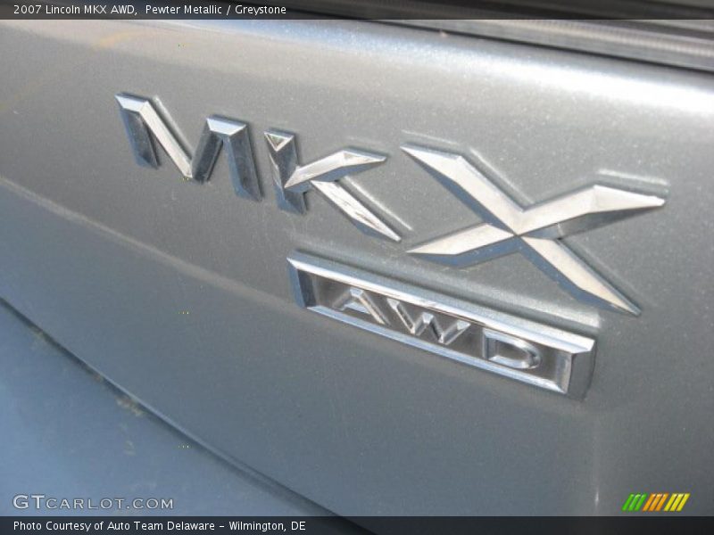 Pewter Metallic / Greystone 2007 Lincoln MKX AWD