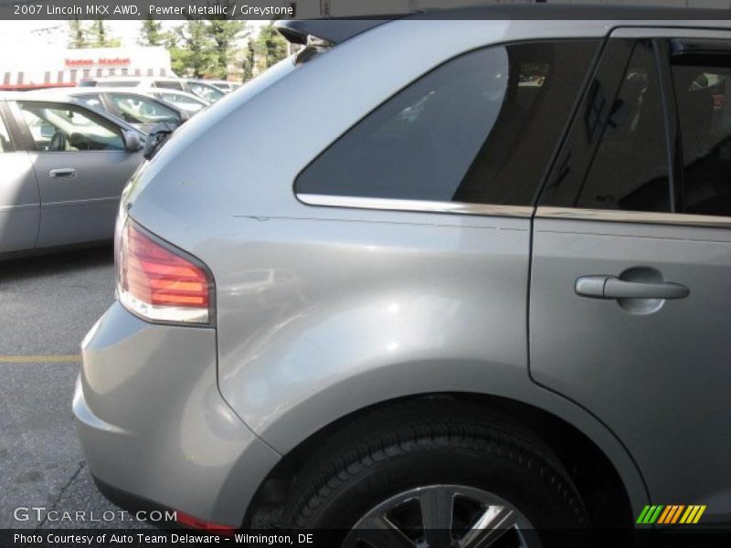 Pewter Metallic / Greystone 2007 Lincoln MKX AWD