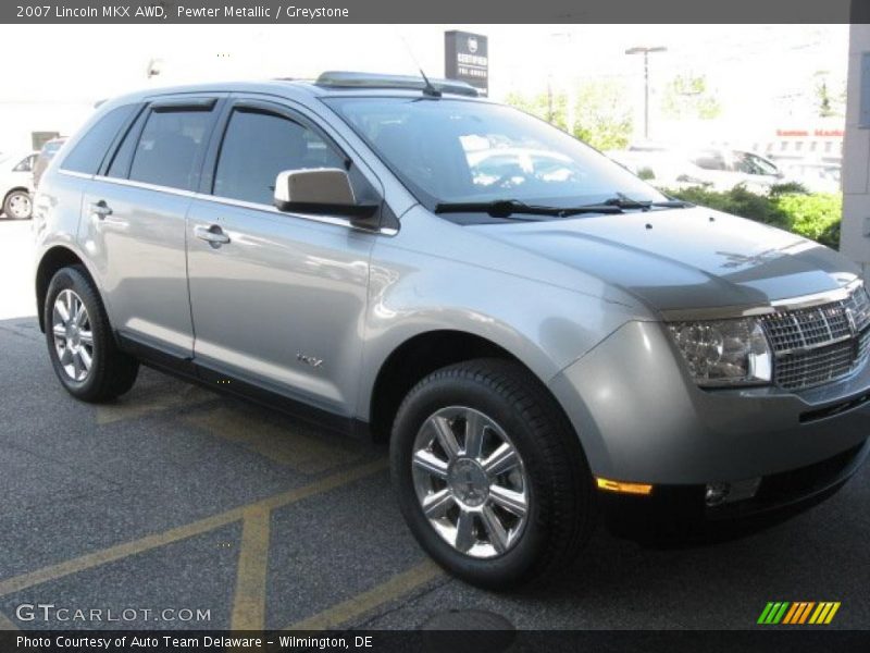 Pewter Metallic / Greystone 2007 Lincoln MKX AWD