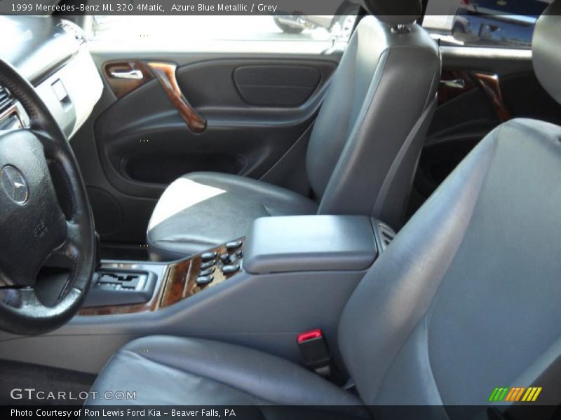 Azure Blue Metallic / Grey 1999 Mercedes-Benz ML 320 4Matic