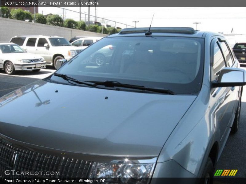 Pewter Metallic / Greystone 2007 Lincoln MKX AWD