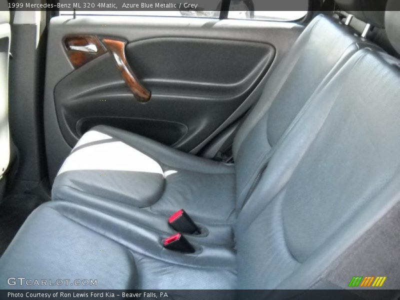 Azure Blue Metallic / Grey 1999 Mercedes-Benz ML 320 4Matic