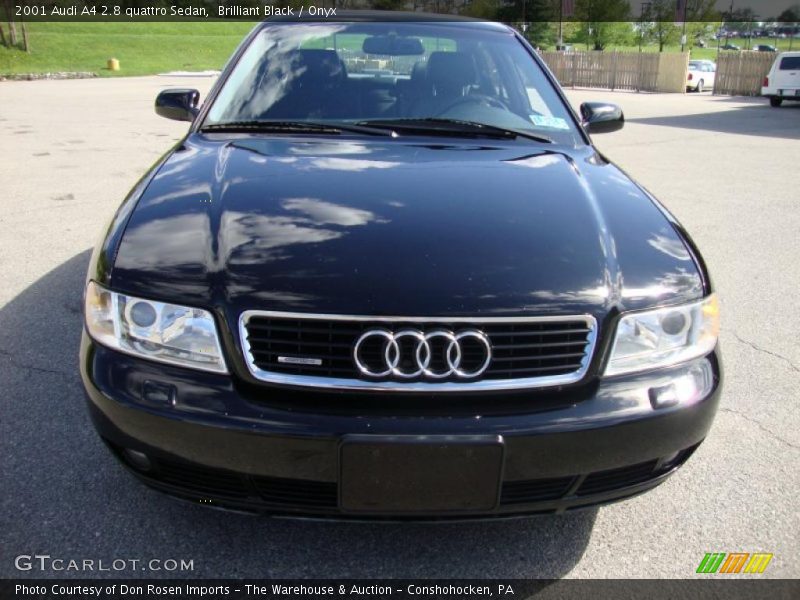 Brilliant Black / Onyx 2001 Audi A4 2.8 quattro Sedan
