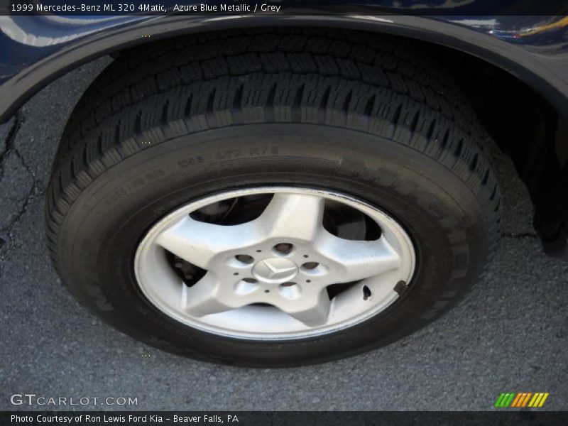 Azure Blue Metallic / Grey 1999 Mercedes-Benz ML 320 4Matic