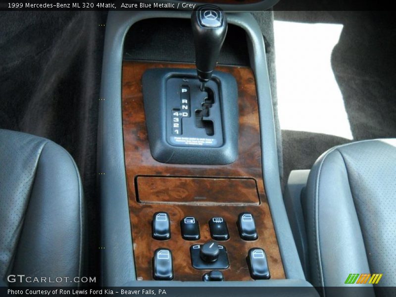 Azure Blue Metallic / Grey 1999 Mercedes-Benz ML 320 4Matic