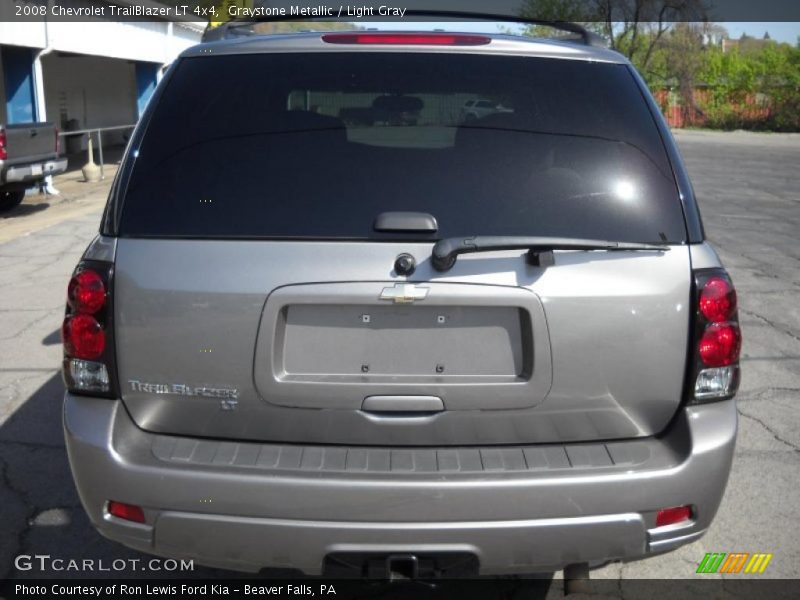 Graystone Metallic / Light Gray 2008 Chevrolet TrailBlazer LT 4x4