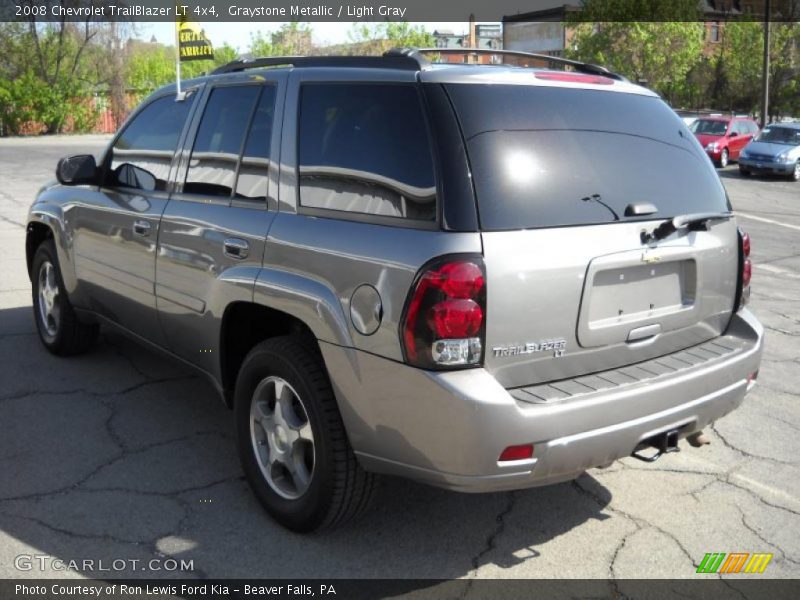Graystone Metallic / Light Gray 2008 Chevrolet TrailBlazer LT 4x4