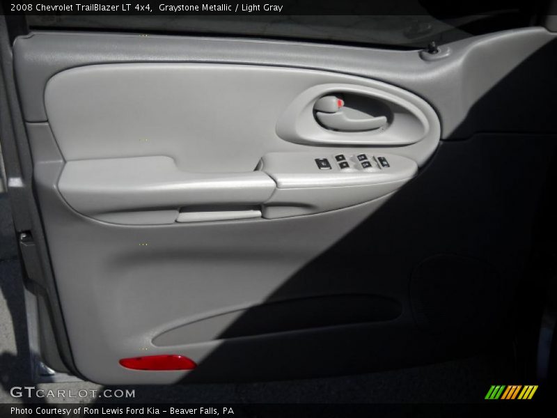 Graystone Metallic / Light Gray 2008 Chevrolet TrailBlazer LT 4x4