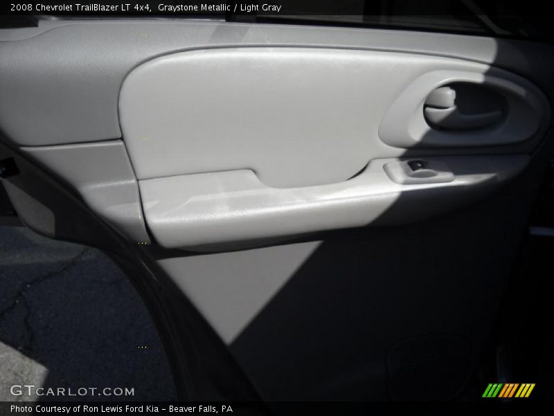 Graystone Metallic / Light Gray 2008 Chevrolet TrailBlazer LT 4x4