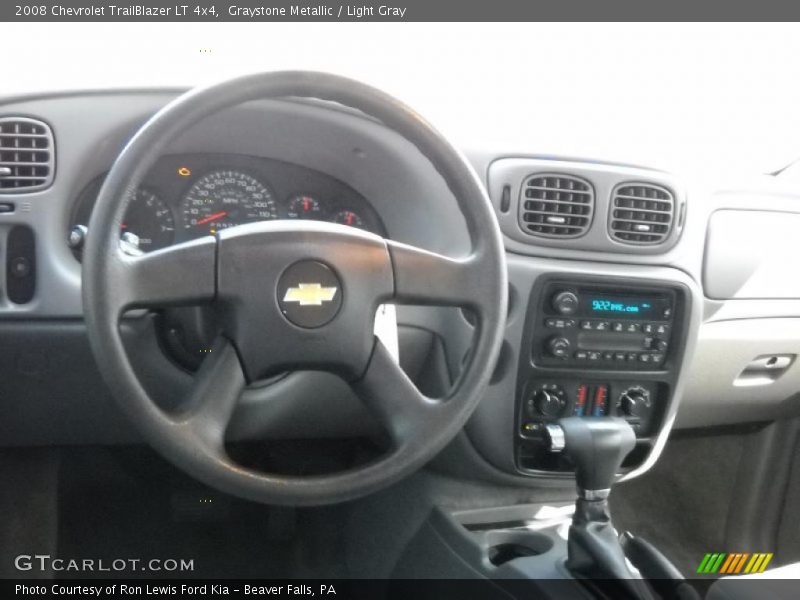Graystone Metallic / Light Gray 2008 Chevrolet TrailBlazer LT 4x4