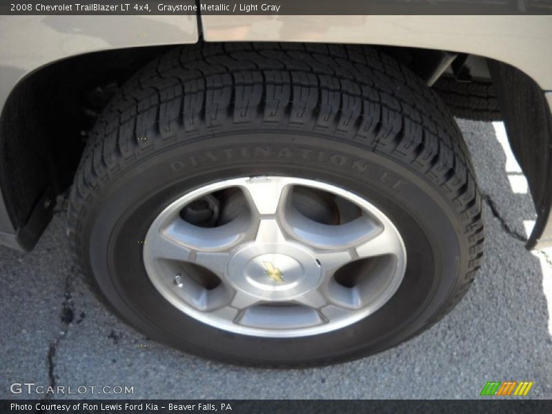 Graystone Metallic / Light Gray 2008 Chevrolet TrailBlazer LT 4x4