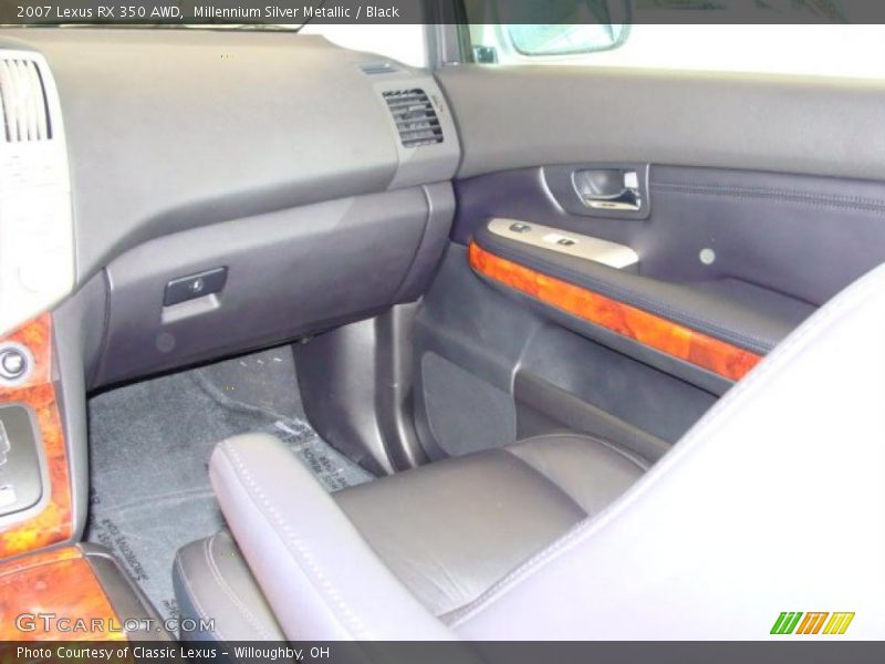 Millennium Silver Metallic / Black 2007 Lexus RX 350 AWD