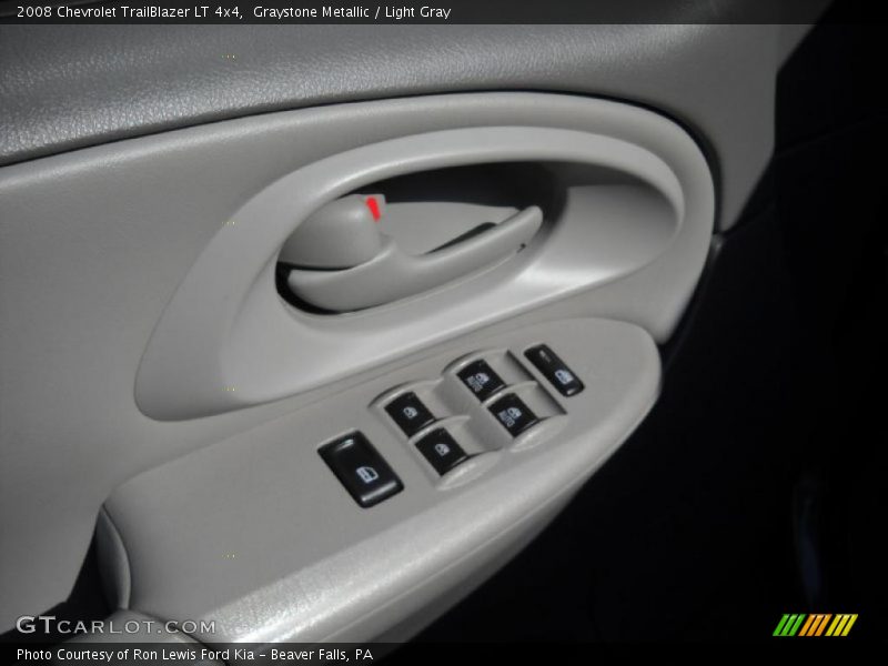 Graystone Metallic / Light Gray 2008 Chevrolet TrailBlazer LT 4x4
