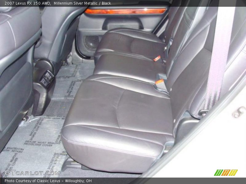Millennium Silver Metallic / Black 2007 Lexus RX 350 AWD