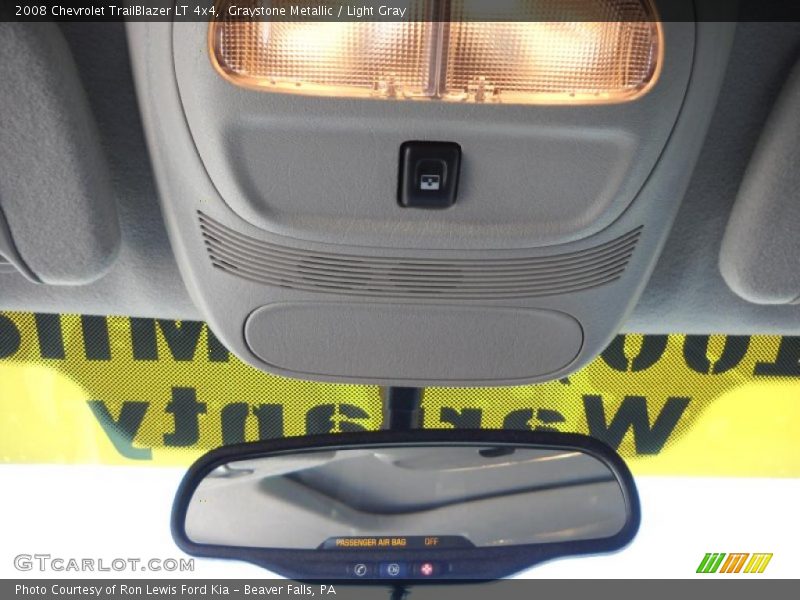 Graystone Metallic / Light Gray 2008 Chevrolet TrailBlazer LT 4x4