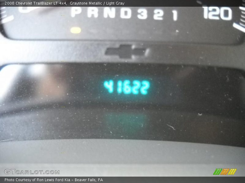 Graystone Metallic / Light Gray 2008 Chevrolet TrailBlazer LT 4x4