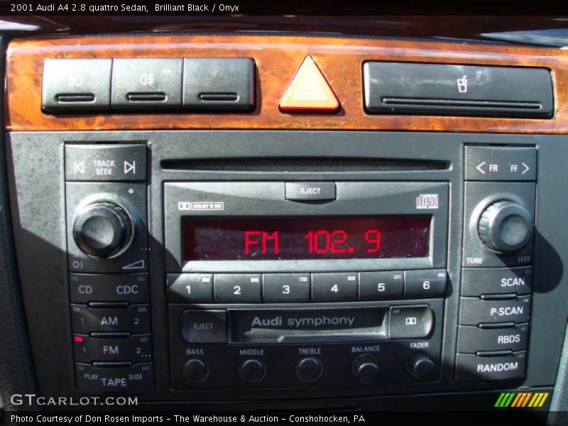 Brilliant Black / Onyx 2001 Audi A4 2.8 quattro Sedan