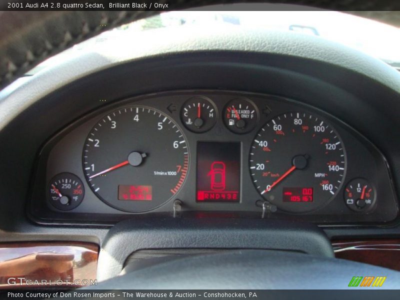 Brilliant Black / Onyx 2001 Audi A4 2.8 quattro Sedan