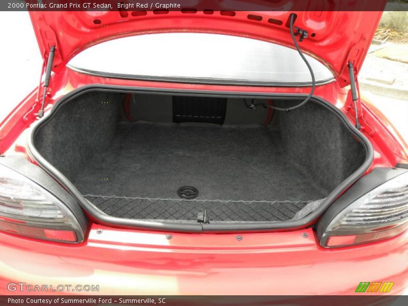 Bright Red / Graphite 2000 Pontiac Grand Prix GT Sedan