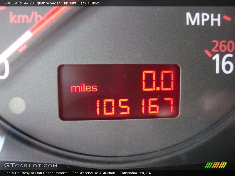 Brilliant Black / Onyx 2001 Audi A4 2.8 quattro Sedan