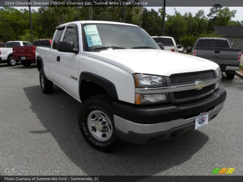 Summit White / Dark Charcoal 2004 Chevrolet Silverado 2500HD Extended Cab