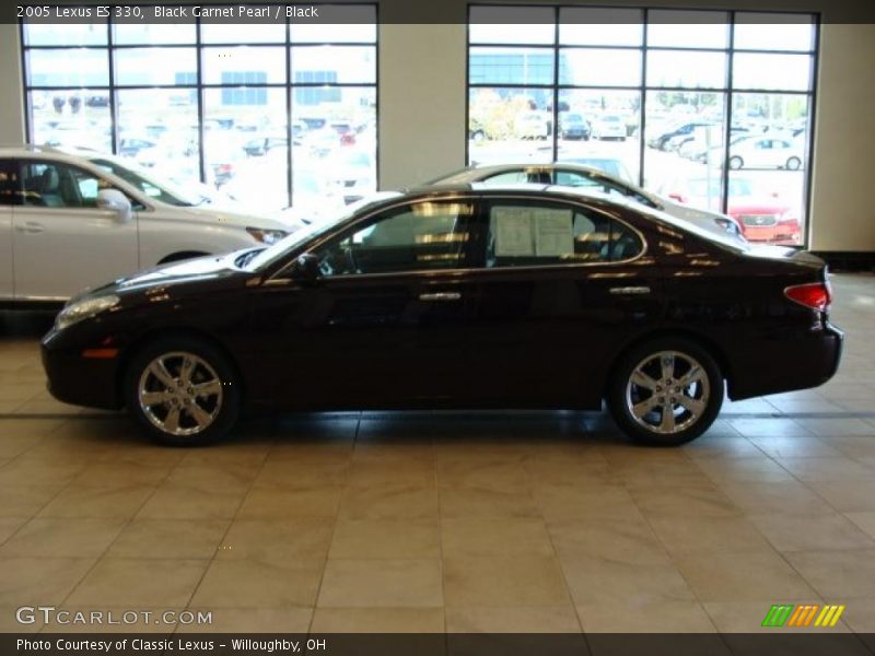 Black Garnet Pearl / Black 2005 Lexus ES 330