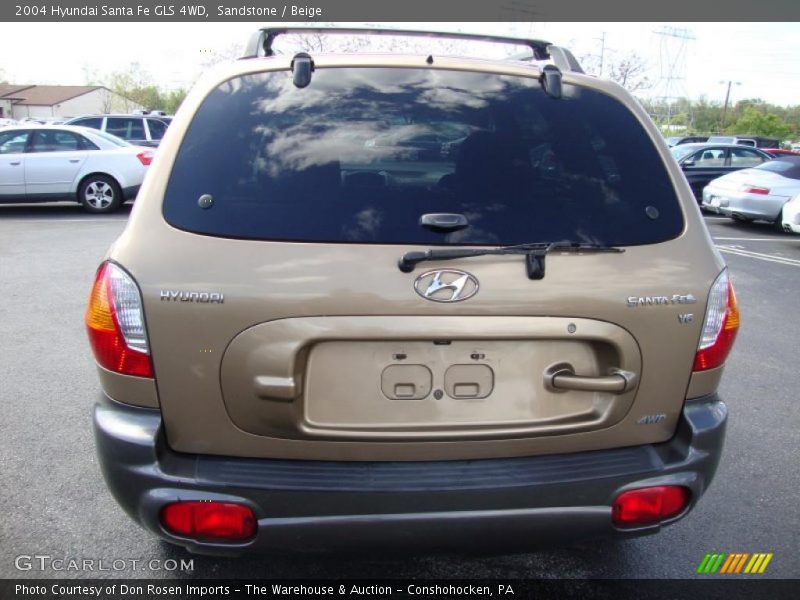 Sandstone / Beige 2004 Hyundai Santa Fe GLS 4WD