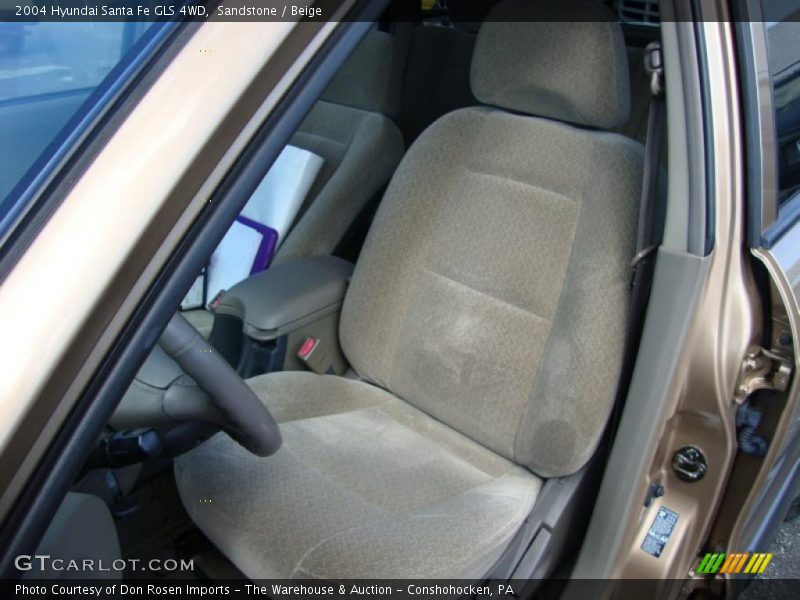 Sandstone / Beige 2004 Hyundai Santa Fe GLS 4WD